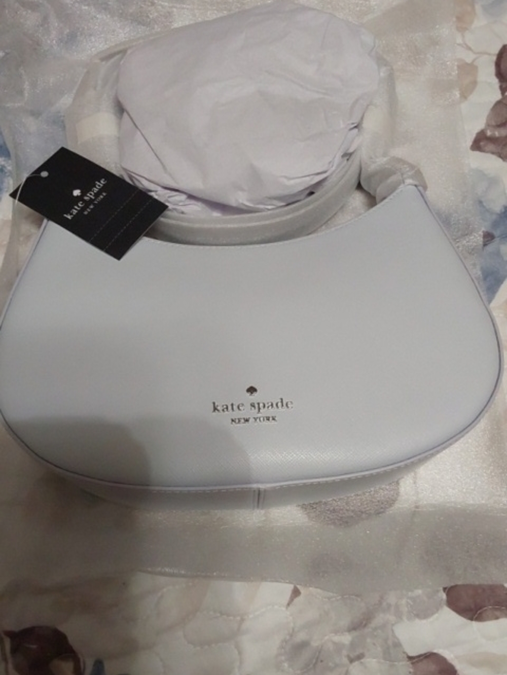 NWT kate Spade  PAIGE Leather Crescent Shoulder Bag